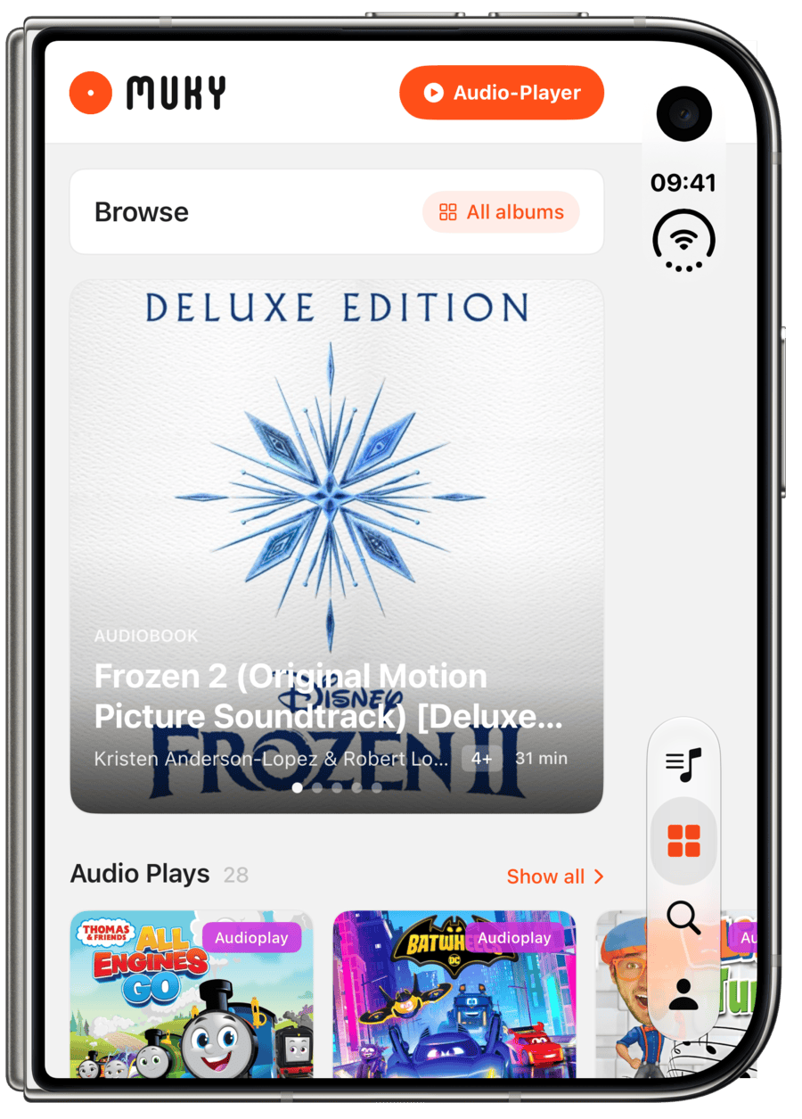 Muky Browse tab on the closed iPhone Duo